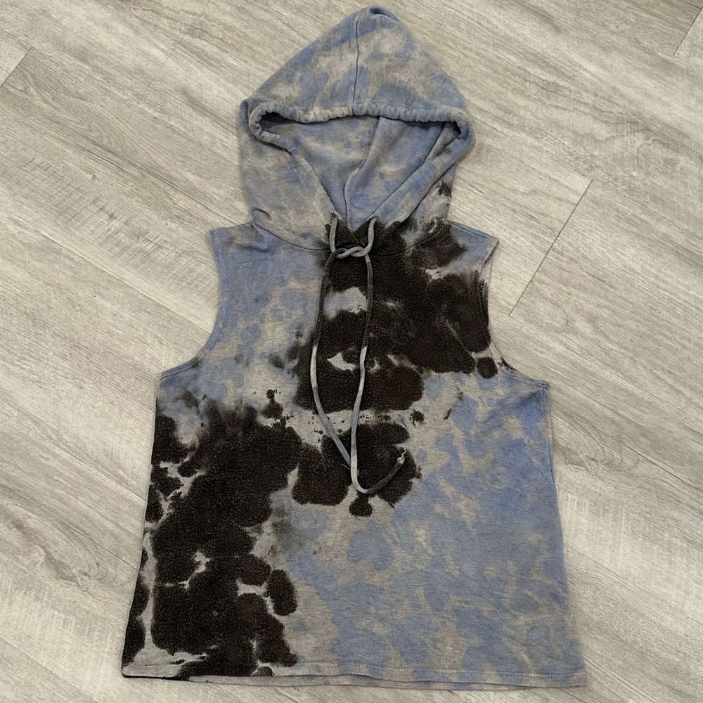 EUC Distressed Tie Dye Hoodie